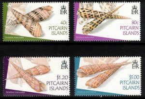 PITCAIRN ISLANDS 2004 Sea Shells; Scott 591-94; MNH