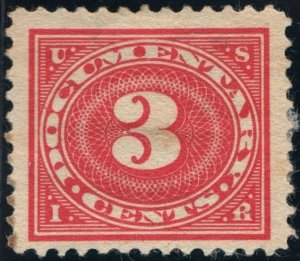 R230 3¢ Documentary Stamp (1917) MH