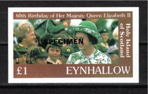 Eynhallow local 1986 1 pound SPECIMEN