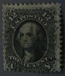 United States #69 12 Cent Washington Used Reperfed