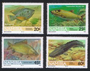 Namibia Freshwater Angling 4v SG#588/91 SC#710-13
