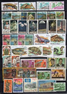 Guinea Stamp Collection Used Reptiles Space Sports Wildlife ZAYIX 0424S0283