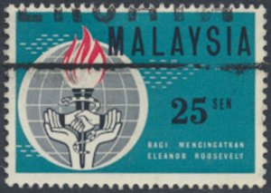 Malaysia    SC# 9   Used  Roosevelt  see details & scans