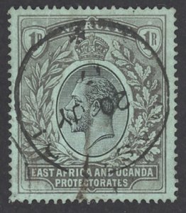 East Africa & Uganda Sc# 49 Used (a) 1912-1918 1r King George V