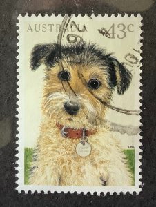 Australia 1991 Scott 1222 used - 43c, Domestic Pets, dog