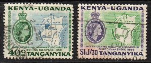 Kenya, Uganda & Tanzania Sc #118-119 Used