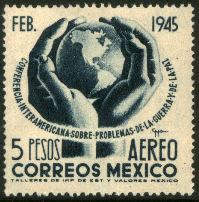 MEXICO C145, $5P Conference on War & Peace. Unused.