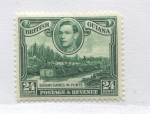 British Guiana KGVI 1938 24 cents wmk upright mint o.g. hinged
