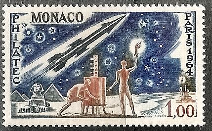 Monaco  580 MNH 1964 PHILATEC Stamp Exhib.