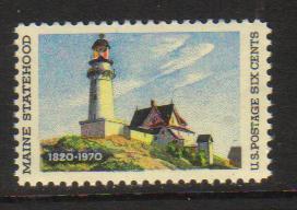 #1391 MNH  6c Maine Statehood 1970 Issue