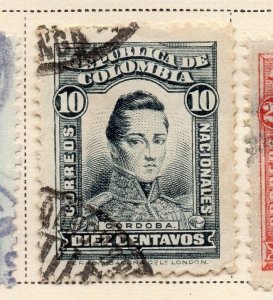 Colombia 1917 Early Issue Fine Used 10c. 172787