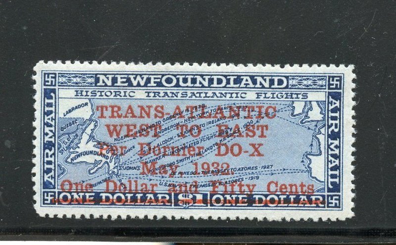 NEWFOUNDLAND DOX FLIGHT AIRMAIL SCOTT #C12  MINT NEVER HINGED 