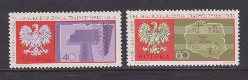 Poland Scott # 1464-65  MNH