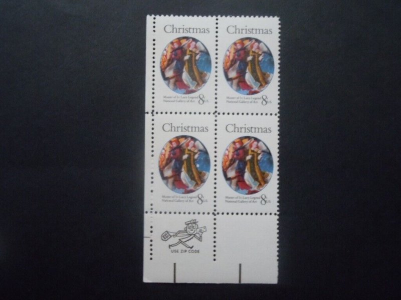 #1471 8c Angels From Heaven Mr. Zip Block MNH OG VF