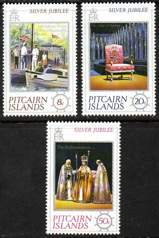 Pitcairn Islands Sc #160-162 Mint Hinged