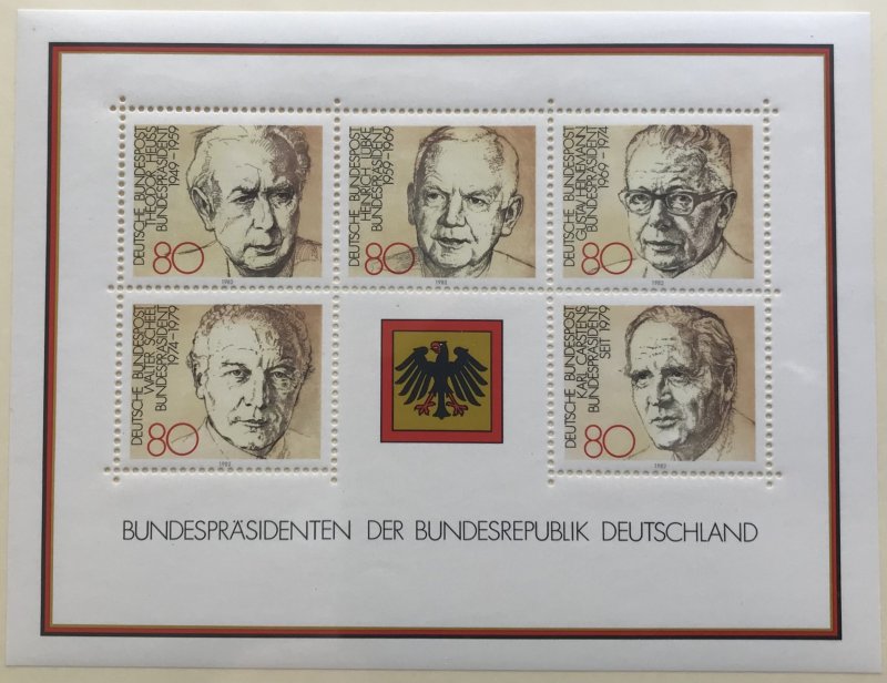 Germany 1384 MNH Souvenir Sheet