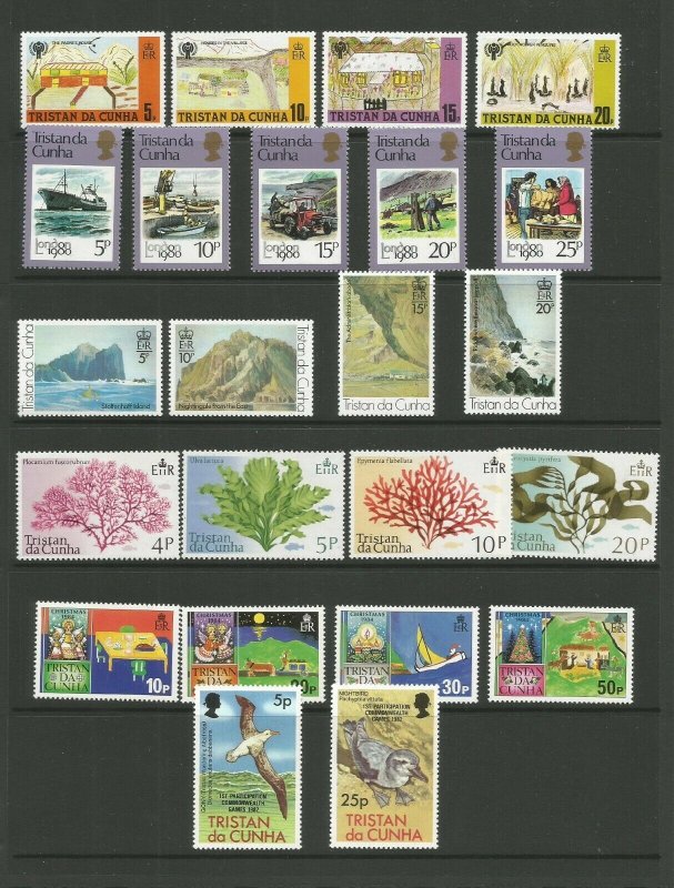 Tristan da Cunha A Selection Of Mounted & Unmounted Mint Sets