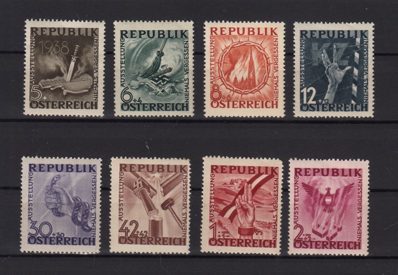 Austria - 1946 - Sc. B171-B178 - MNH