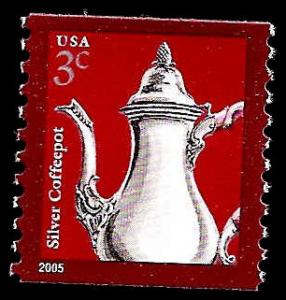 # 3759 MINT NEVER HINGED SILVER COFFEE POT