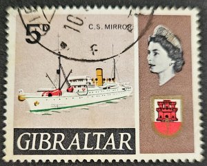 Gibraltar 1967 SG205b 5d. used