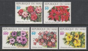 Mali 162-166 Flowers MNH VF