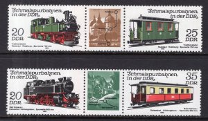 Germany DDR 2147-2148 Trains MNH VF