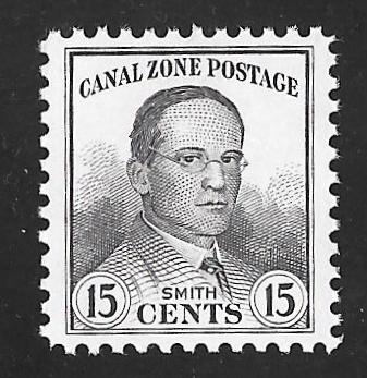 CANAL ZONE 111 15 cents JUMBO Jackson Smith Stamp Mint OG NH EGRADED XF 90 XXF