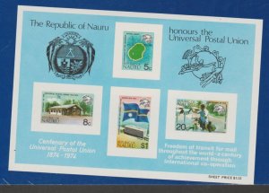 Nauru Scott #117a Stamp - Mint NH Souvenir Sheet