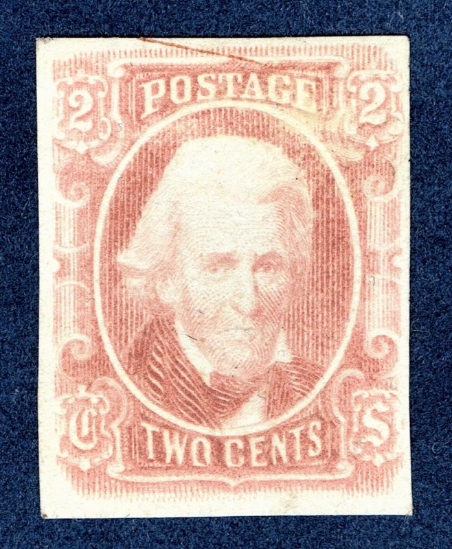 [0191] CONFEDERATE STATES 1863 Scott#CSA8 mint no gum cv$75 (Variety on top)