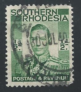 Southern Rhodesia #42 1/2p King George VI