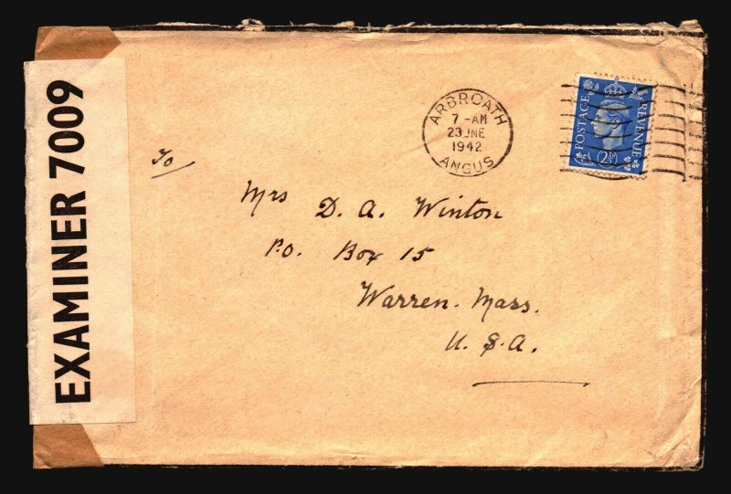 Great Britain - 3 WW2 Censor Covers  / See Images For Condition (12) - Z16215