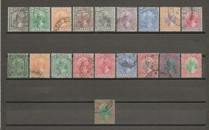 MALAYA/PERAK 1938 SG 103/21 USED Cat £700