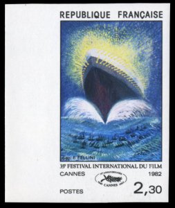 France, 1950-Present #1834 (YT 2212) Cat€30, 1982 Cannes Film Festival, imp...