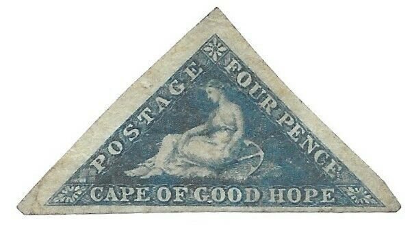 Cape of Good Hope 1855 Rare 4 Pence #4(d) MH CAT $600.00+ BEST OFFER