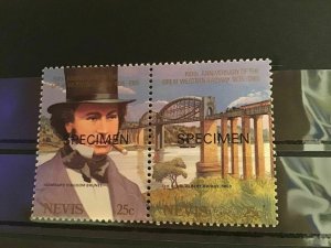 Nevis specimen mint never hinged stamps R21643