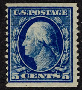US #355 SCV $210.00 F/VF mint hinged,  very rare to find, nice tall stamp, Ra...