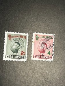 Cuba 547-548 used