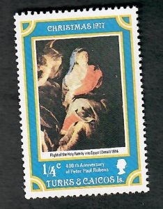 Turks and Caicos #331 Mint Hinged single