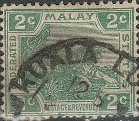 Malaya, #40 Used, From 1906-22