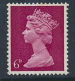 GB   Machin - Mint never hinged - SG 736  - 6d