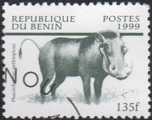 Benin 1110 - Cto - 135fr Desert Warthog (1999) (cv $0.55)