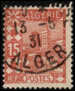 Algeria 38 - Used - 15c Mosque of Sidi Abd-Er-Rahman (1926) (2) +