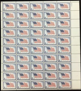 1094   48 Star US Flag    MNH  4 c sheet of 50   FV $2.00  1957