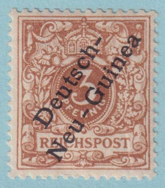 GERMAN NEW GUINEA 1a REDDISH BROWN  MINT HINGED OG * NO FAULTS VERY FINE! - GNO