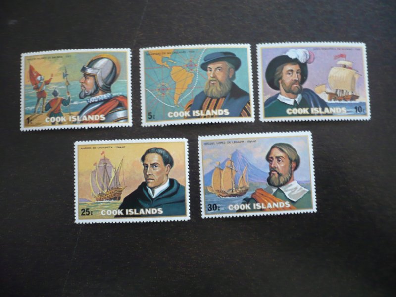 Stamps - Cook Islands - Scott# 422-426 - Mint Never Hinged Set of 5 Stamps