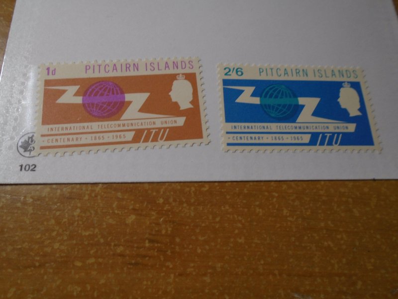 Pitcairn Islands  #  52-53  MNH