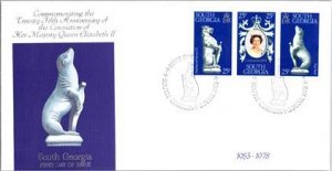 South Georgia, Worldwide First Day Cover, Royalty