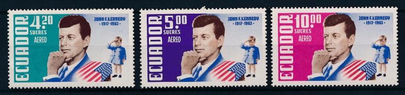 [61668] Ecuador 1964 Honoring John F. Kennedy  MNH