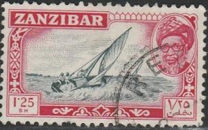 Zanzibar, #79 Used From 1962