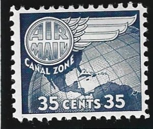 Canal Zone Scott #C31 Mint 35c Globe/Wing 2019 CV $9.00